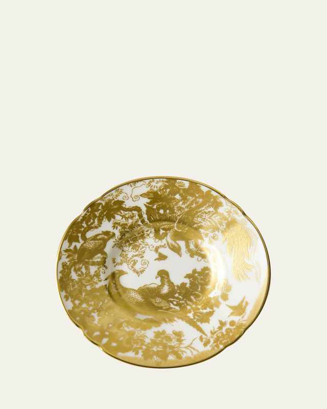Aves Gold Coffee Saucer